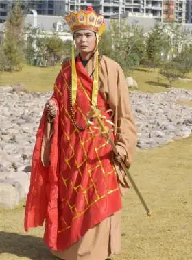 86版成人款唐僧演出服装道具长袍