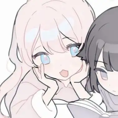 动漫姐妹头像一萌一酷