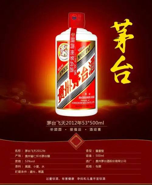 贵州茅台酒(飞天牌)2012年53°500ml*12瓶酱香型白酒【原箱茅台】