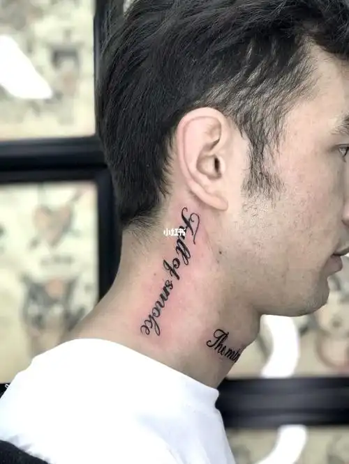 78挑战脖子纹身滴都是勇士78