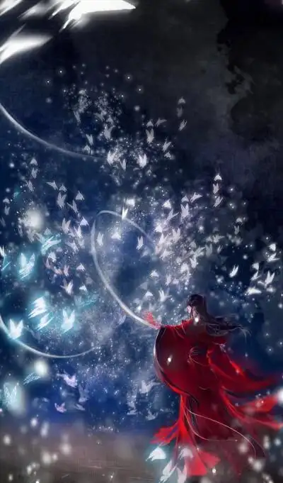 天官赐福壁纸明灯三千