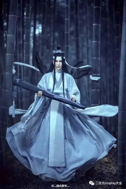 《魔道祖师》蓝忘机,美如画cos,好一个俊美无双的佳公子_手机搜狐网