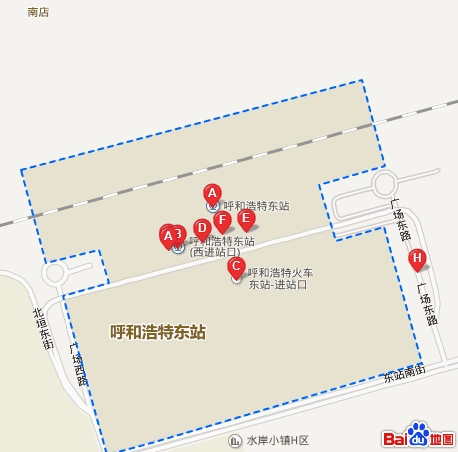 呼和浩特火车东站地址:内蒙