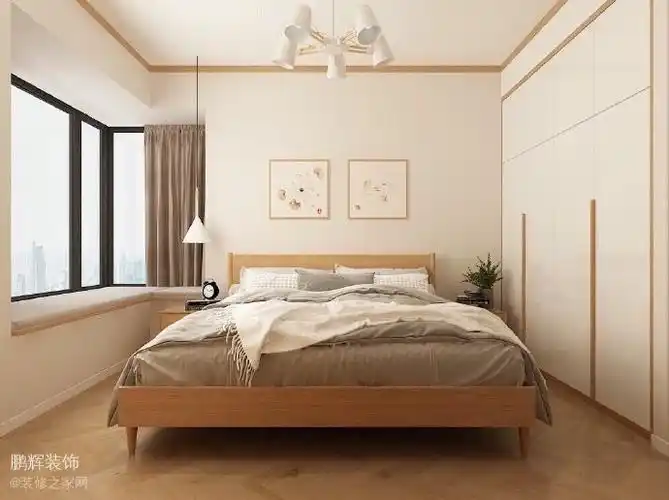 混搭,日式遇上北欧小清新_装修案例图_北京鹏辉装饰装修效果图