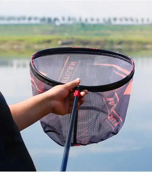 渔之源抄网套装组合抄鱼网轻硬碳素杆捞鱼网兜钓鱼操网头伸缩渔具