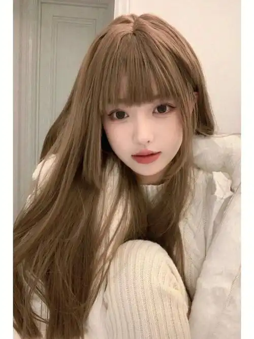 后悔没有早一点染这个发色奶茶棕北京染发