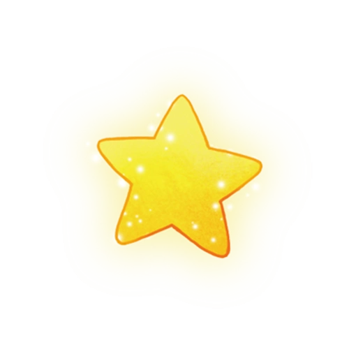 儿童节卡通黄色小星星免抠素材