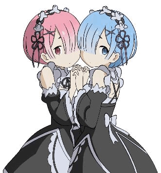 从零开始的异世界生活蕾姆拉姆纸模型