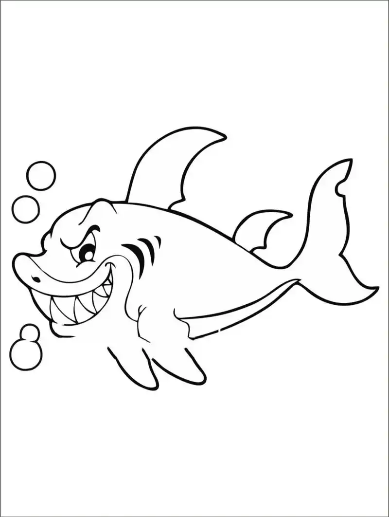 96鱼简笔画 | 海底世界合集 各种可爱的小鱼儿95游阿游～ 你喜欢