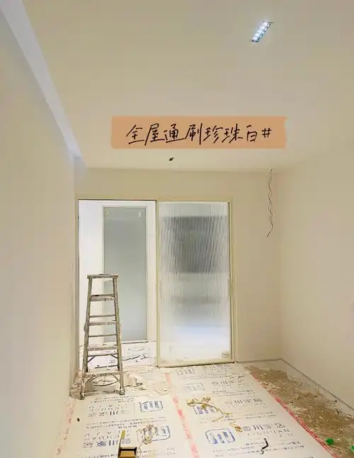 装修日记千万不要刷立邦珍珠白