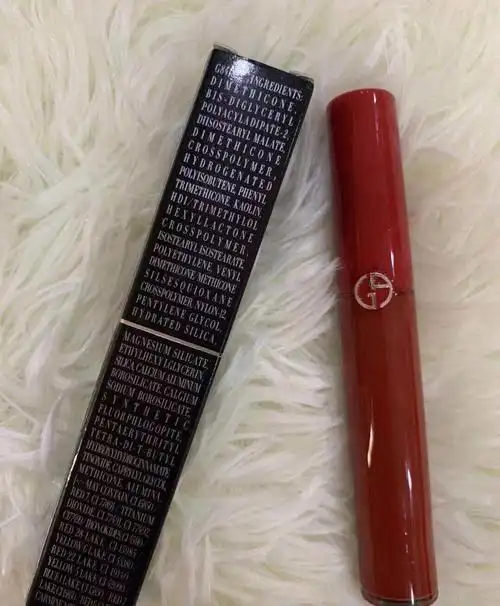 【国内专柜版】阿玛尼「传奇红管口红」臻致丝绒哑光唇釉6.