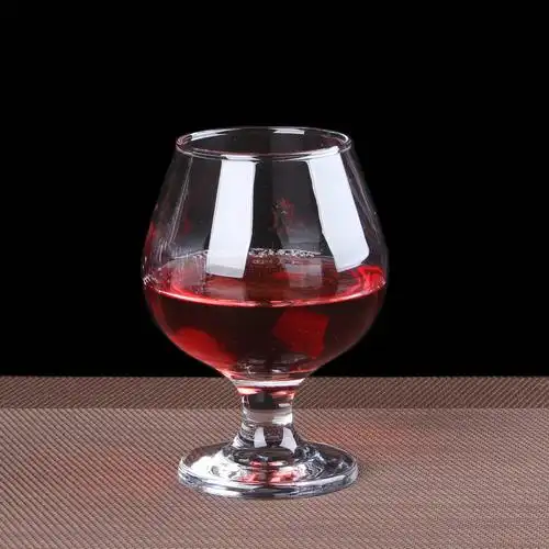 酒杯奥劲白兰地无铅加厚玻璃矮脚红酒洋酒葡萄异形