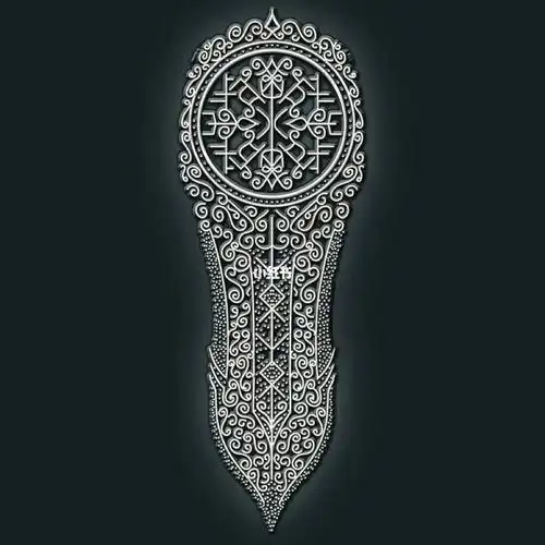 anni还是这个作者是个纹身设计师#魔法  #纹身  #卢恩符文  #北欧如尼