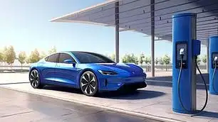 一张新能源汽车高清摄影实拍图ai图片免费下载_png__-