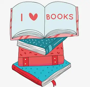 世界读书日书籍卡通可爱矢量素材