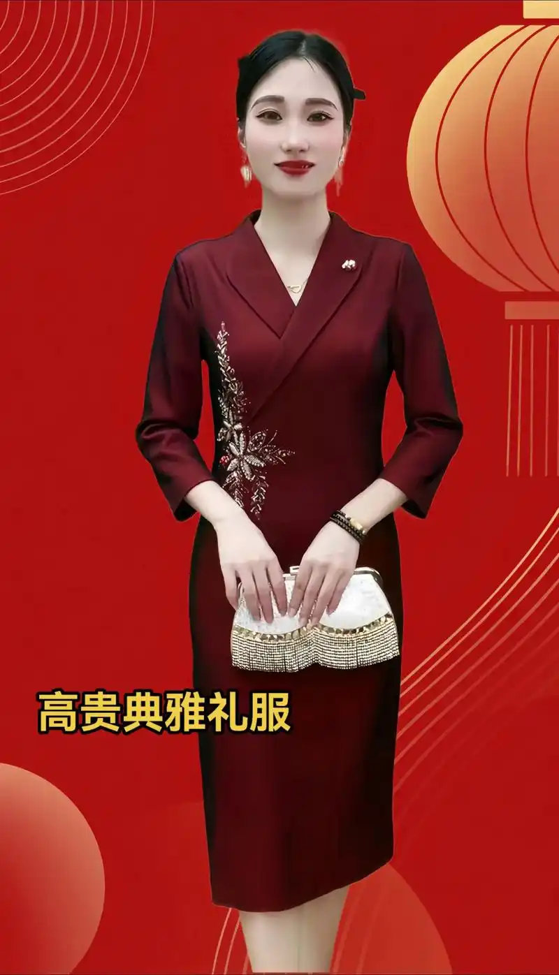 婆婆妈妈装礼服,谁穿谁好看,高档大气上档次,典雅端庄大方,婚庆服装