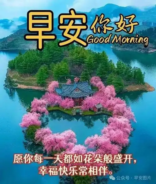 温馨的"早安问候语图片"漂亮的"早安祝福图",让我们在开心的路上同行.