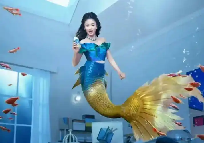 白鹿美人鱼惹群嘲!