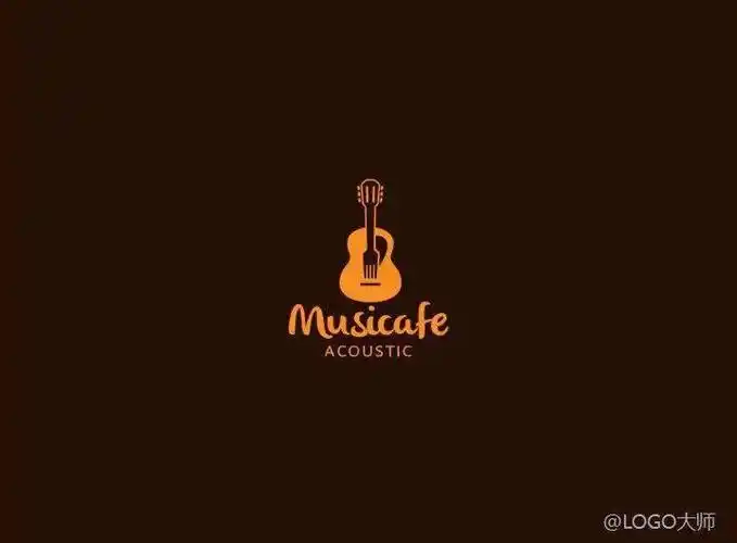 吉他元素创意logo设计欣赏