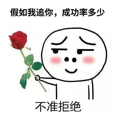 抖音假如我追你成功率是多少表情包