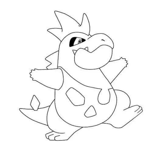 简笔画 图片伊布家族的月精灵神奇宝贝简笔画画法8