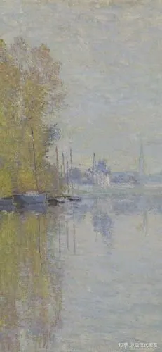 塞纳河畔的秋色莫奈