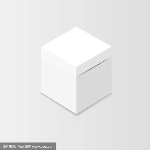 白色正方形盒子.纸箱,集装箱,外包装.