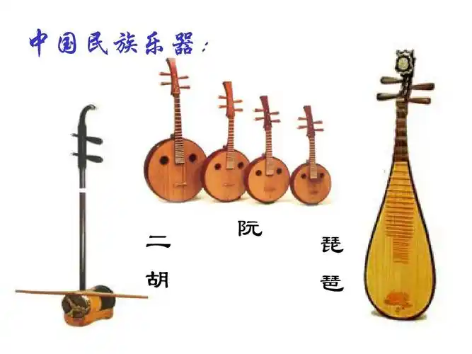 中国民族乐器: 二 胡 阮 琵 琶