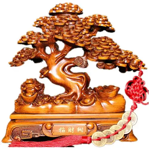 招财树发财树摆件摇钱树大号摆设客厅办公室桌面新居房间送乔迁礼