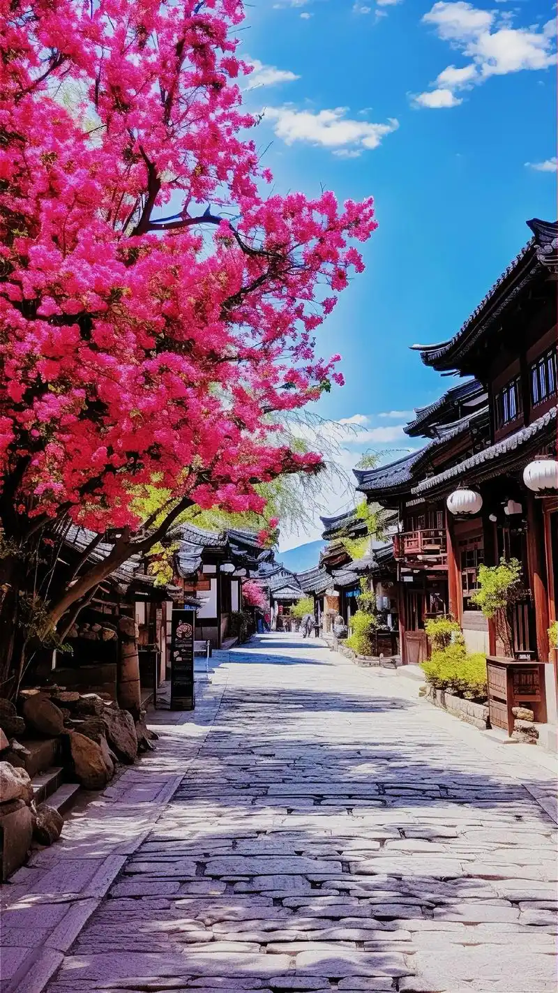 丽江古城,古韵风景.萦绕着古城的烟雨,仿佛是一幅古老的水墨画 - 抖音