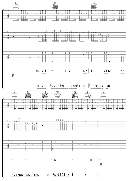 十年吉他谱_十年简谱-陈奕迅