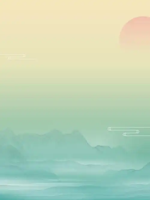 中国风海报纯背景图片素材,主题为海报背景,可用作纯背景,没有字的