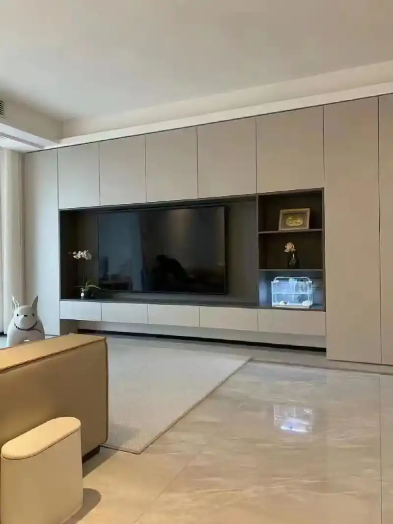 成都全屋定制.客厅多元而协调的糅合色彩,为家赋予了温馨的归属 - 抖