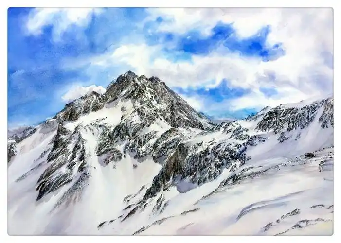 雪山2_酒中仙-站酷zcool