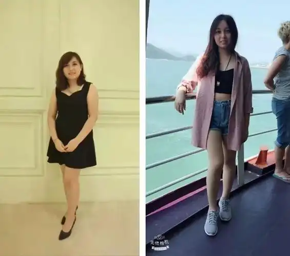 减肥前后惊人对比图你瘦得好销魂