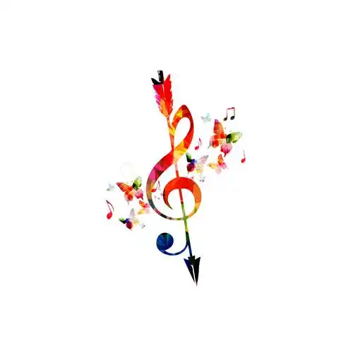 词:羽箭与音乐符号图片下载,卡通蝴蝶,音乐符号,乐符,羽箭,梦幻蝴蝶