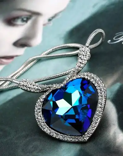 泰坦尼克号海洋之心项链