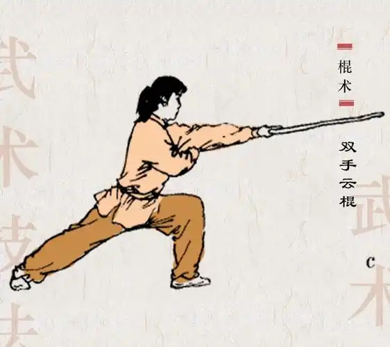 【西棍鉴赏】棍打千翻不见手:实用鞭杆技法及套路(附棍法图解)