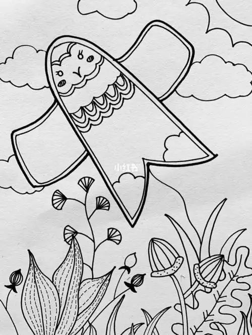 春天里的活动简笔画