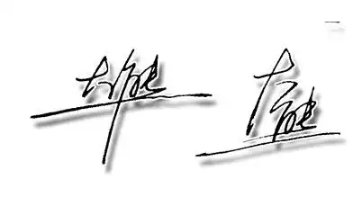 展开全部 大熊艺术签名设计手写稿