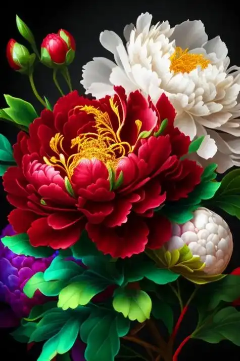 牡丹,花开富贵,国色天香,大数据是不会乱推的,当你刷到这么漂 - 抖音