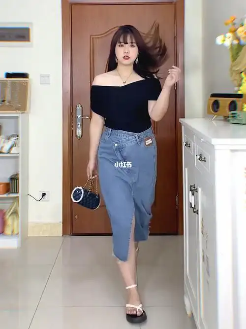 ootd微胖穿搭168cm150斤性感小野马