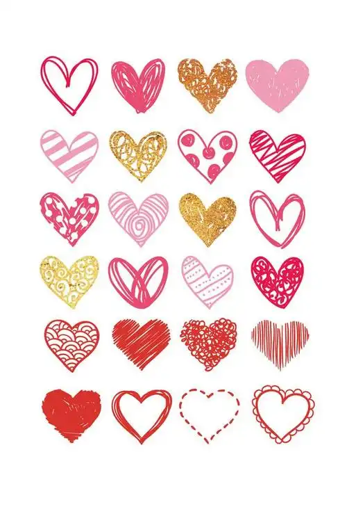 心型图案合集矢量