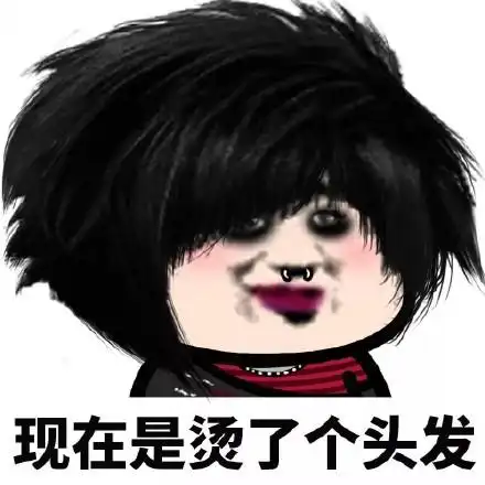 现在是烫了个头发 - 斗图表情包 - 爱逗图