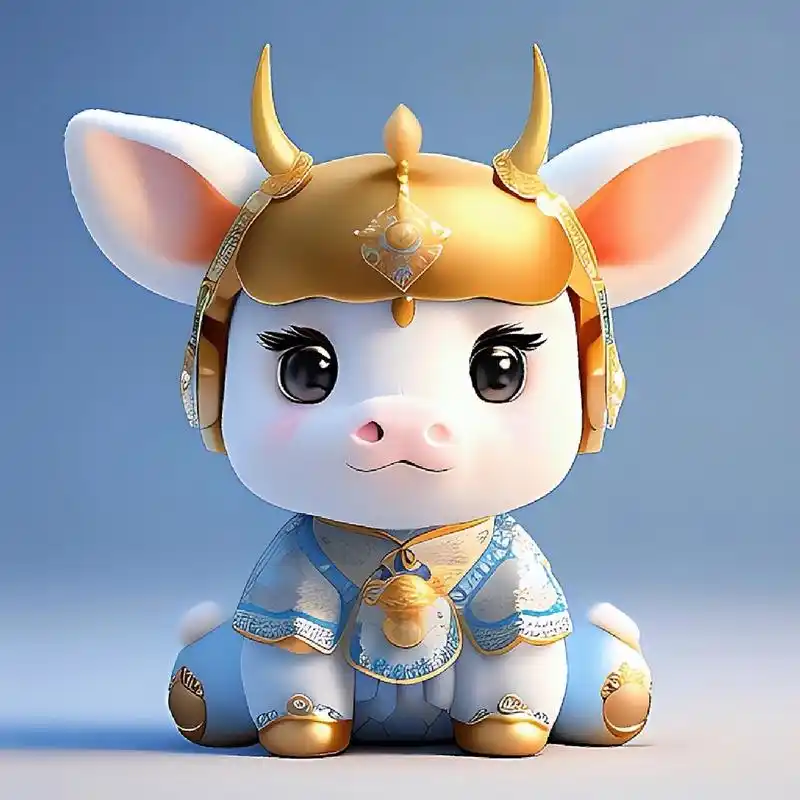 可爱俏皮的小牛宝宝头像!