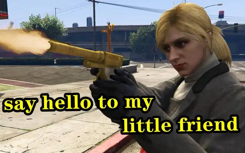 gta5线上金发老大的黄金手枪有多厉害