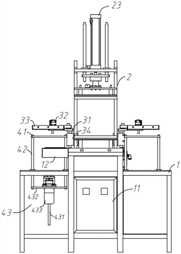 一种连续供料的全自动丝花定型机的制作方法