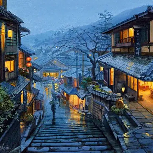 充满梦幻感的童话镇