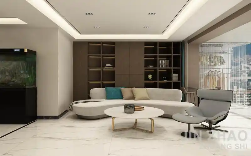 世纪花园现代简约风格客厅装修效果图