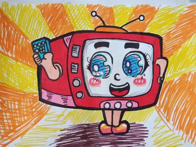 电视机简笔画